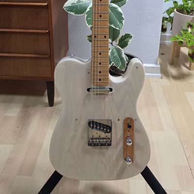 ESP Vintage Telecaster 80s Ash Body White Blonde MJ Japan MIJ 1980's Tele Fender Headstock 400 series TE Guitar image 6
