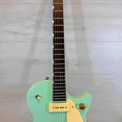 Gretsch G2215-P90 Streamliner Junior Jet Club Mint Metallic w/ Gig Bag 2020 image 3