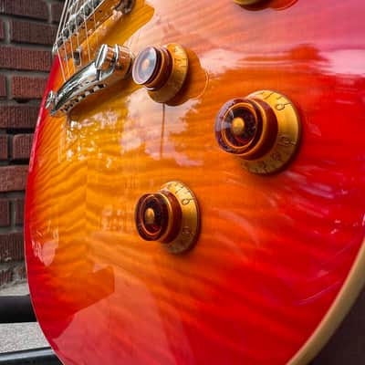 2018 Epiphone Les Paul Standard Pro Cherry Sunburst, PRO SETUP/SERVICED w/Case~*SALE*~SEE VIDEO image 7