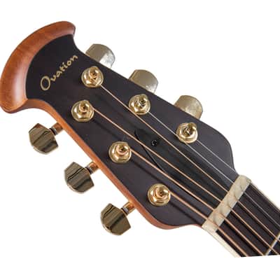 Ovation Celebrity Deluxe CDX40-5-G Cutaway A/E Guitar - Black - Open Box image 4
