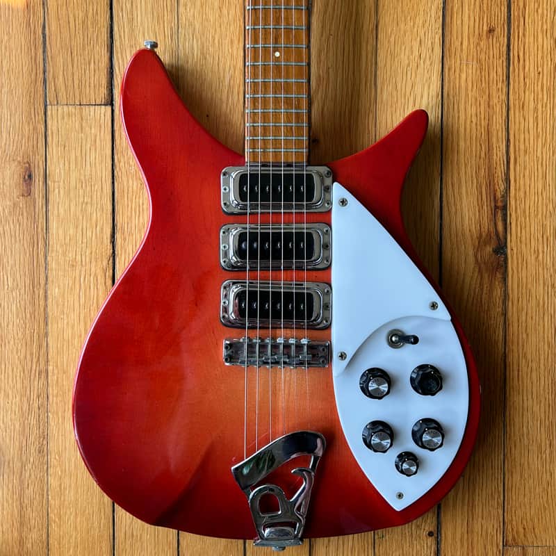 1979 Rickenbacker 320 Fireglo Flamed Electric Guitar w/ OHSC image 1