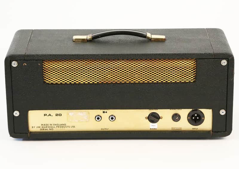 Marshall JMP 1917 P.A. 20 2-Channel 20-Watt Guitar Amp Head 1967 - 1974 image 3