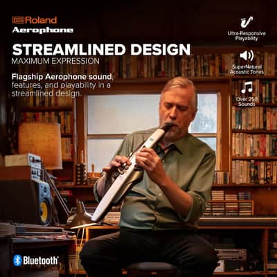 Roland AE-20 Aerophone | Premium Digital Wind Instrument | SuperNATURAL Acoustic Tones & Advanced ZEN-Core Technology | Ultra-Responsive Playability | Over 250 Sounds | Bluetooth Connectivity image 2