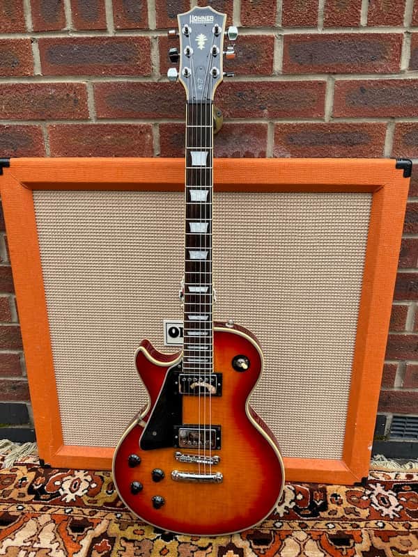Left-handed LH lefty 1990s Hohner L59 Professional – rare Les Paul Custom replica! image 1