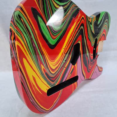 Player grade Finished Multicolor Alder SxS body - Tele -for Fender Telecaster neck - Hardtail J2294 image 6