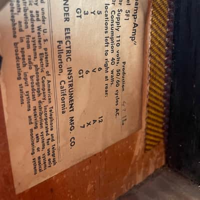 1959 Fender Champ 5F1 1x8" image 13