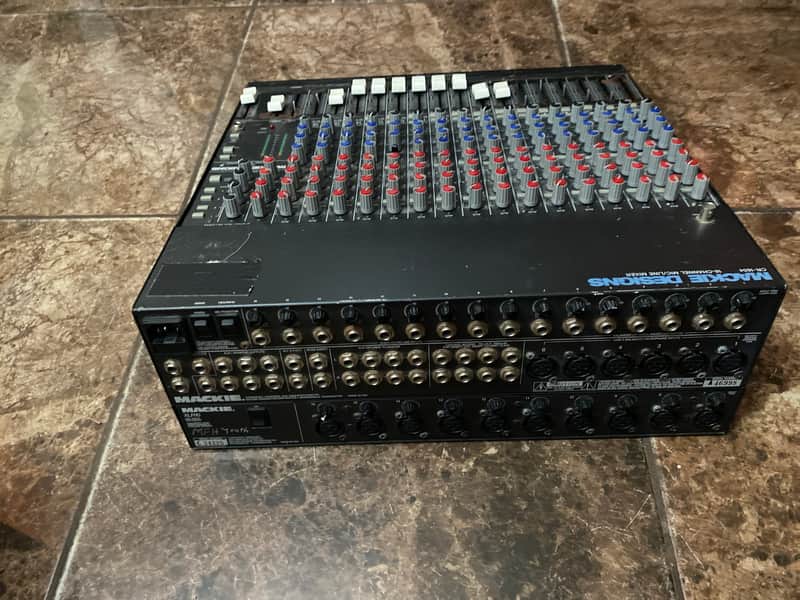 Mackie CR1604 + XLR10 16-Channel Mic / Line Mixer 1990s - Dark Gray image 1