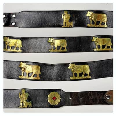Loft Relics "Cattle Call" guitar strap (Souldier) one-of-a-kind made at the Wilco Loft image 2