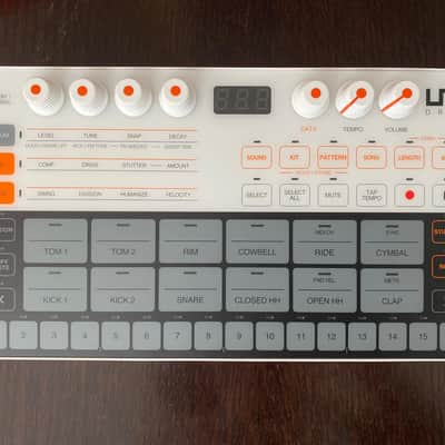 IK Multimedia UNO Drum Analog/PCM Drum Machine 2019 - Present - White / Black image 1