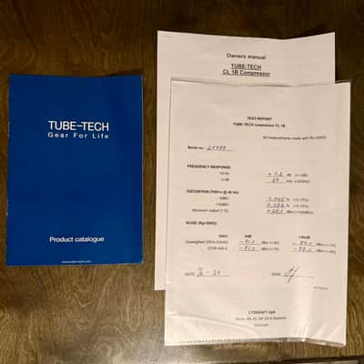 Tube-Tech CL 1B Mono Opto Compressor 2024 - Blue image 3