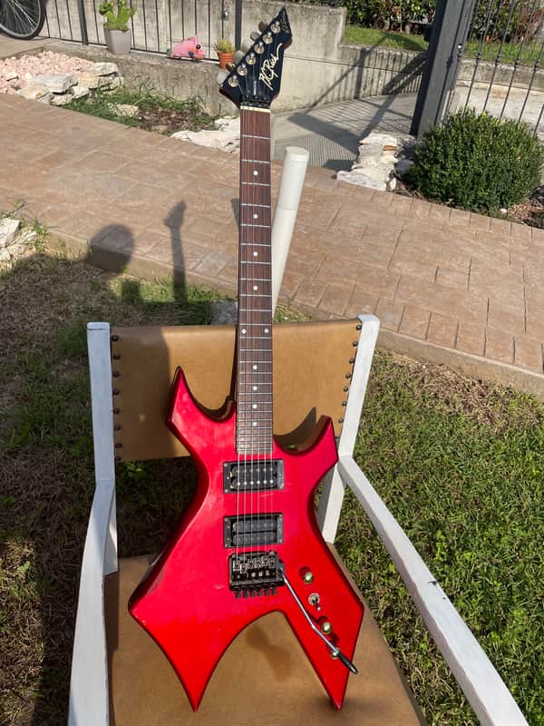 B.C. Rich Warlock NJ Series Japan 1986 - Red sparkle image 1