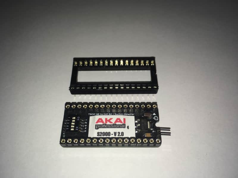 EPROM - AKAI S2000 Sampler Firmware allows running the OS 2.0 without loading it from a floppy disk image 1