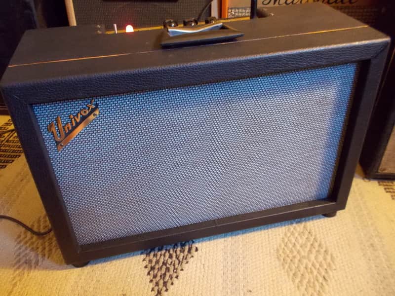 Univox U-75 2x10 Tube Combo 1966 Black/Blue - Jensen C10-S image 1