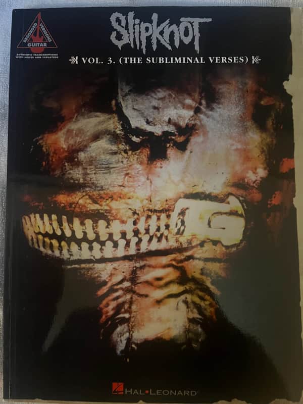 Slipknot - Vol. 3 The Subliminal Verses - Guitar tab / tablature Book image 1