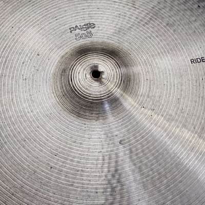 Ride Cymbal 20" Paiste Vintage 505 Black Label USED! RK5PP110826 image 3