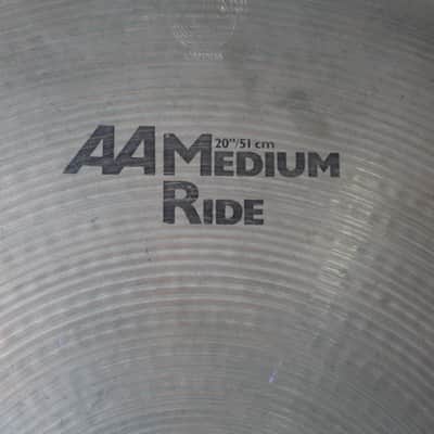 Sabian AA Medium Ride 20" Cymbal with Rivets image 3
