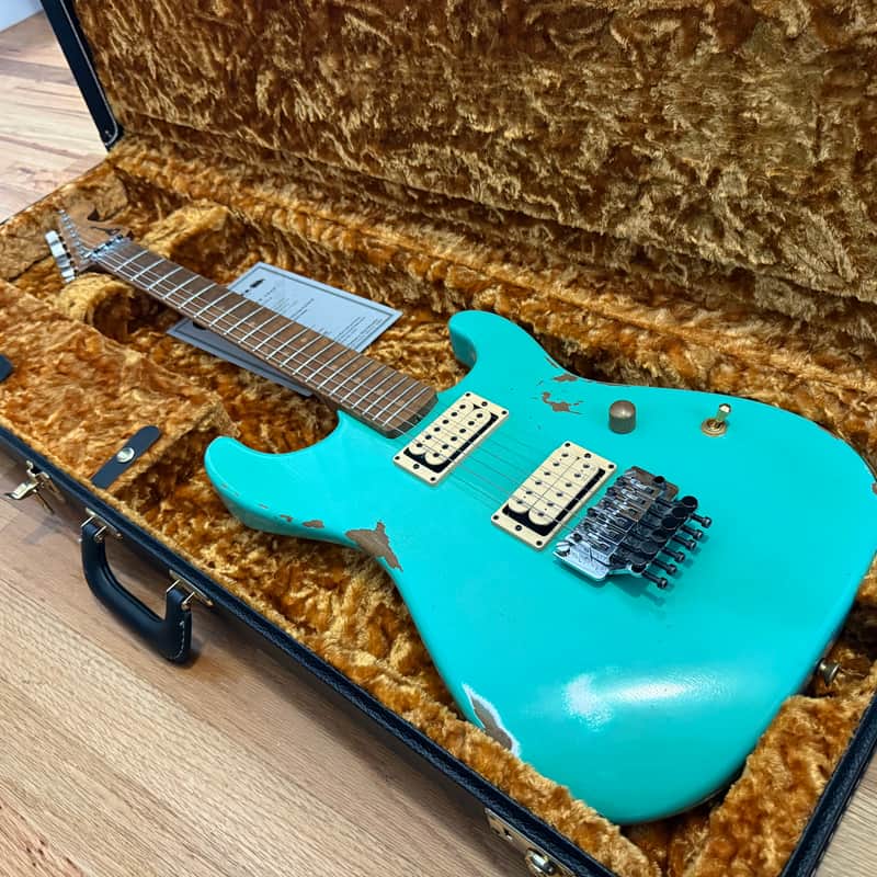 2022 Charvel San Dimas Nitro Aged Alder Seafoam Green Charvel