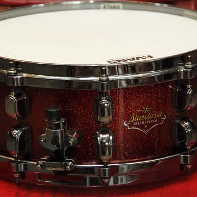 Tama  Starclassic Bubinga - Scorched Copper 14x5.5 snare drum image 6