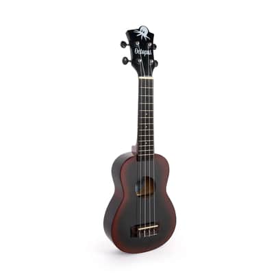 Octopus Academy Soprano Ukulele + Free Wooden Stand - Black Burst image 2