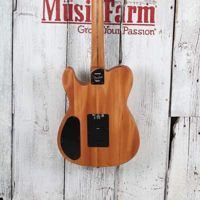 Fender Finneas Acoustasonic Player Telecaster Acoustic Electric Guitar w Gig Bag image 8