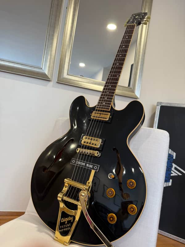 Gibson Custom Shop Es 335 Historic Dot Reissue 1999 - Ebony image 1