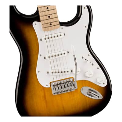 Used Squier Sonic Stratocaster - 2-Color Sunburst w/ Maple Fingerboard image 4