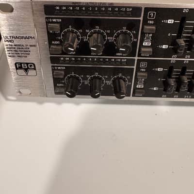 Behringer Ultragraph Pro FBQ3102 31-Band Stereo Graphic EQ 2000s - Black image 3
