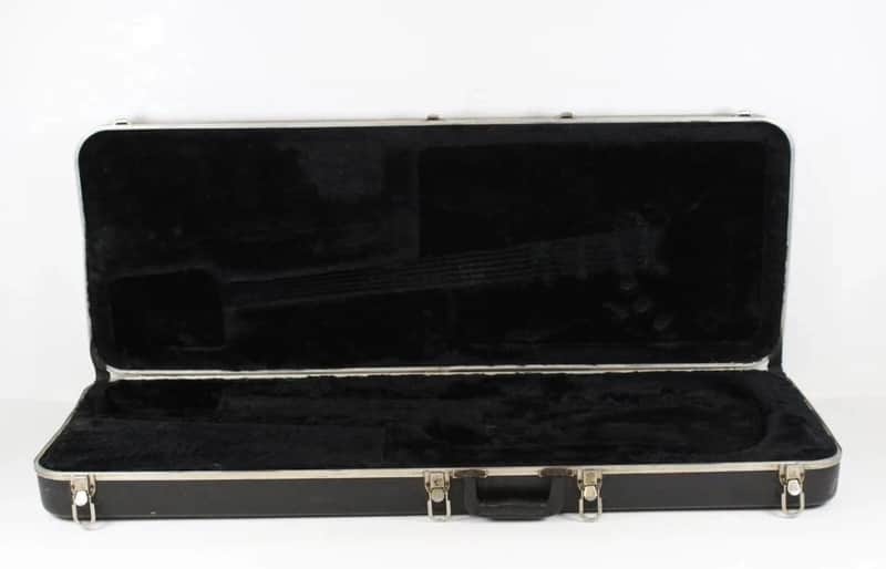 1978 Vintage Fender Stratocaster Molded Black Plastic Hardshell CASE CBS Era 1970s-1980s USA Strat image 1