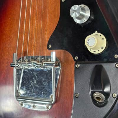 Teisco E-110 Electric Guitar - 1960s - Sunburst - In-House Adjusted image 5