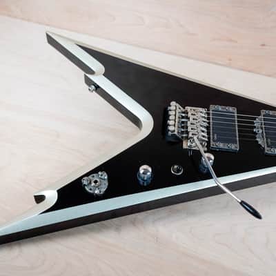 Dean Dime Razorback V 255 2007 Black EMG Pickups FR w/ Bag image 4
