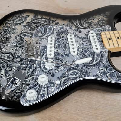 Fender Limited Stratocaster Black Paisley 2025 Black Paisley '69 Reissue Japan MIJ w/ Gig Bag, Case Candy image 6