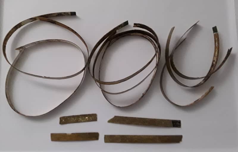 Vintage INLAY for hoops! GLASS GLITTER/ SPARKLE Use For: Leedy - Slingerland - Radio King - Ludwig - Leedy & Ludwig - Rogers - Gretsch ? image 1