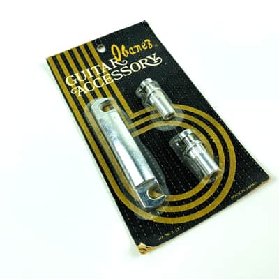 Ibanez Vintage Gibraltar Bridge Kit – Made in Japan. Perfect fo your Destroyer. 1976 - Chrome image 1