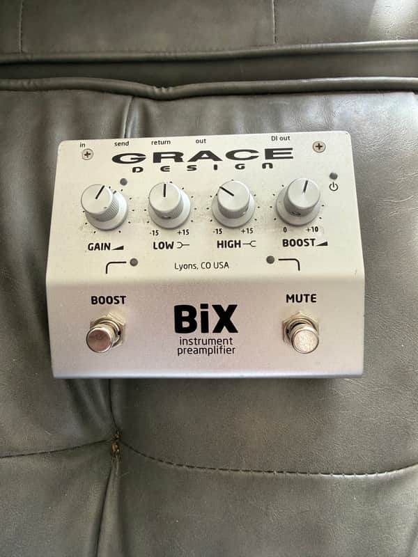 Grace Design BiX Acoustic Preamp 2010s - Silver image 1