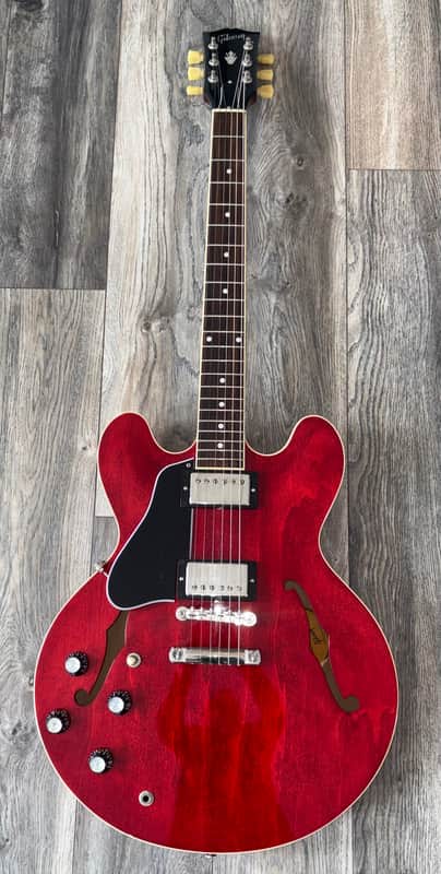 Gibson ES-335 Left Handed Sixties Cherry 2021 image 1