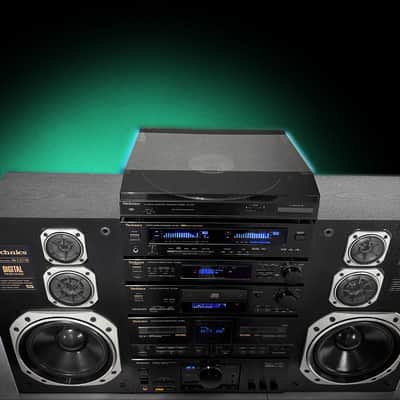 TECHNICS TOWER 🌈RaRe🌈 Vintage Audio Stack + SB-CD710 HiFi Speakers image 4