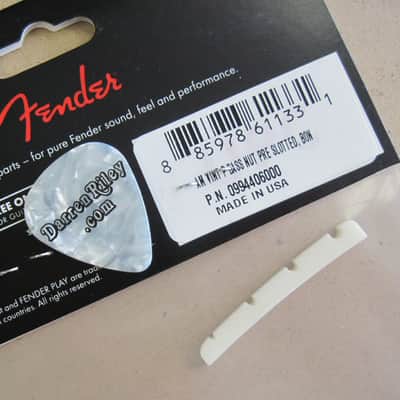 Fender American Vintage Precision Bass Pre-Slotted Bone Nut 0994406000 image 2