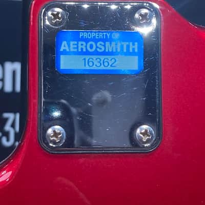 Tom Hamilton's Aerosmith, Sadowsky Red NYC 4-String Bass, PLUS Stage Worn Cowhide Pants!! AUTHENTICATED!! (TH2 #10) image 5