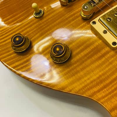Gibson Les Paul Standard DC Plus Translucent Amber 2001 image 7