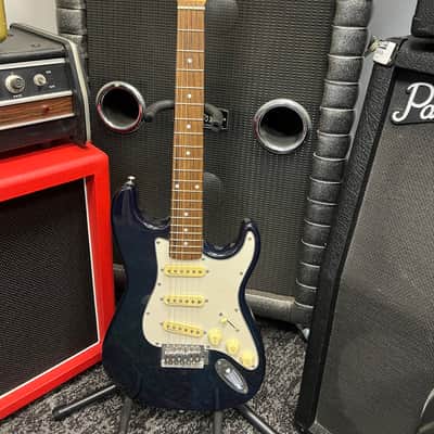 Johnson Strat 2000s - Transparent teal image 1