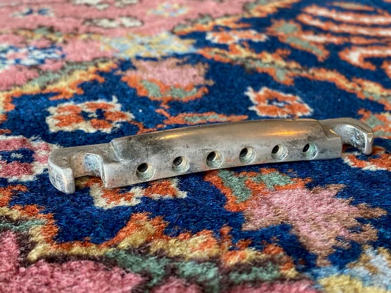 1968 1969 Gibson Les Paul Stoptail Tailpiece Aluminum lightweight image 1