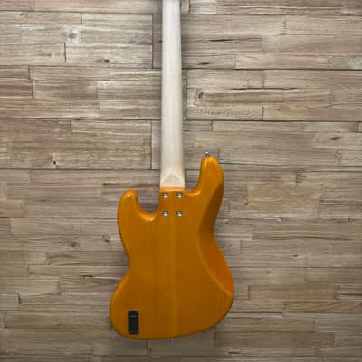 G&L JB-5 USA 5- string Jazz Bass -2022 - Honey Amber- Pine body -w/Sadowsky Preamp + OHSC image 11