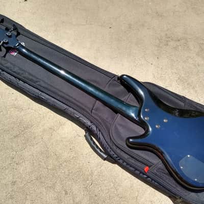1992 Ibanez SR800 Bass - Black Finish - Active Electronics - Made in Japan image 8