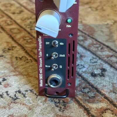 LaChapell Audio 583s mk2 500 Series Vacuum Tube Mic Preamp Module 2010s - Red image 2