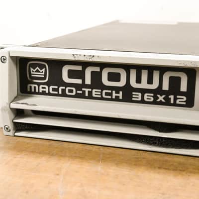Crown Macro-Tech 36x12 2-Channel Power Amplifier CG015TN image 4