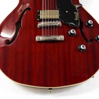 Guild Starfire I 12-ST 12-string Semi-hollow - Cherry Red image 3
