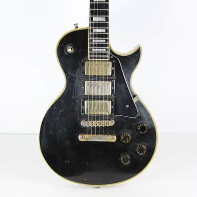1979 Vintage Gibson Les Paul Custom 3-Pickup "Black Beauty" All Original Ebony 1970's OHSC Manual image 6