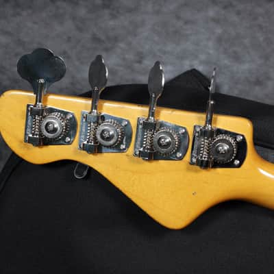 Olinto By La Bella 4-String Short Scale Bass - Candy Apple Red Relic w/Matching headstock image 10