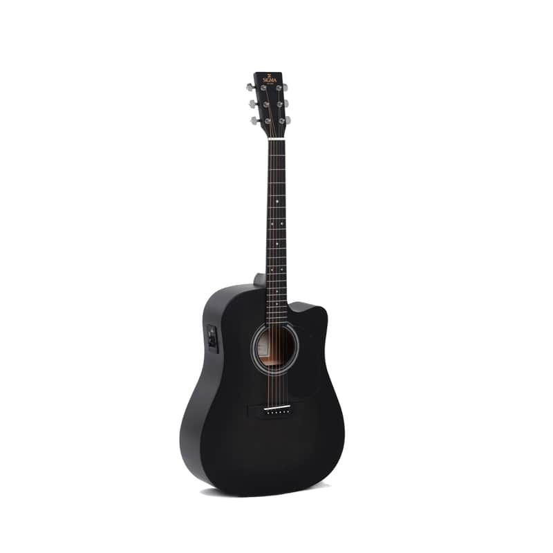 Sigma DMCE - Micarta Fingerboard, Blackburst image 1
