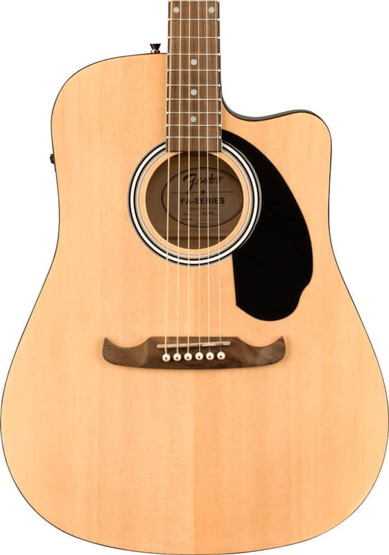 Fender FA-125CE Acoustic/Electric Guitar - Natural image 1